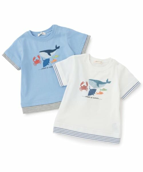 sense of wonder / センス オブ ワンダー Tシャツ | 接触冷感海の生物プリント半袖Tシャツ | 詳細6
