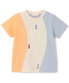 sense of wonder / センス オブ ワンダー Tシャツ | 接触冷感カーブ切り替え車刺しゅう半袖Ｔシャツ