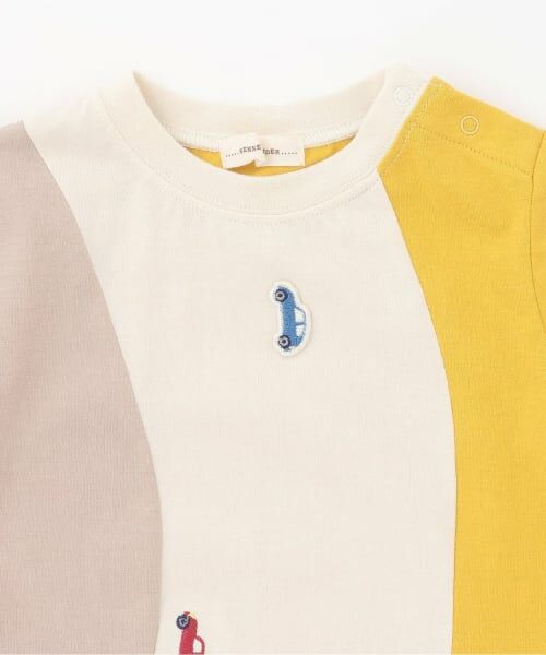 sense of wonder / センス オブ ワンダー Tシャツ | 接触冷感カーブ切り替え車刺しゅう半袖Ｔシャツ | 詳細2