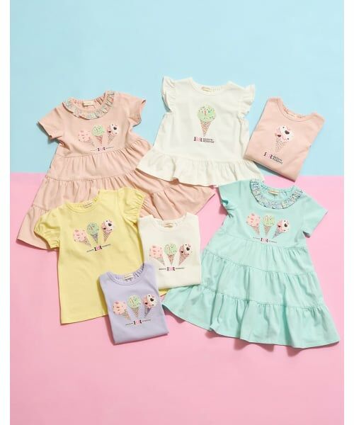 sense of wonder / センス オブ ワンダー Tシャツ | 【サーティワン アイスクリーム】リバティアップリケ袖なしTシャツ | 詳細15