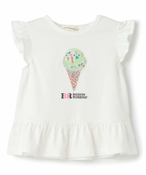 sense of wonder / センス オブ ワンダー Tシャツ | 【サーティワン アイスクリーム】リバティアップリケ袖なしTシャツ | 詳細6