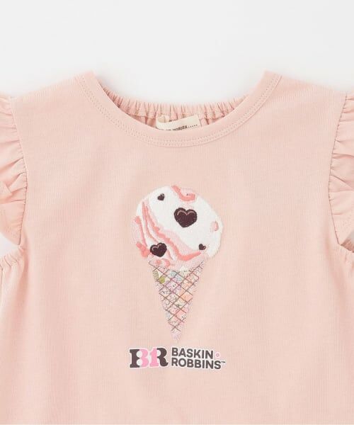 sense of wonder / センス オブ ワンダー Tシャツ | 【サーティワン アイスクリーム】リバティアップリケ袖なしTシャツ | 詳細9