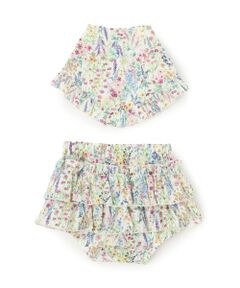ボタニカルフラワースタイ＆ブルマーセット