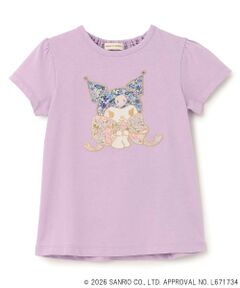 sense of wonder / センス オブ ワンダー Tシャツ | 【シナモロール/クロミ】リバティアップリケAラインTシャツ