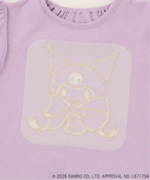 sense of wonder / センス オブ ワンダー Tシャツ | 【シナモロール/クロミ】リバティアップリケAラインTシャツ | 詳細5
