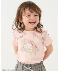 sense of wonder / センス オブ ワンダー Tシャツ | 【ハローキティ/マイメロディ】リバティアップリケフリルTシャツ