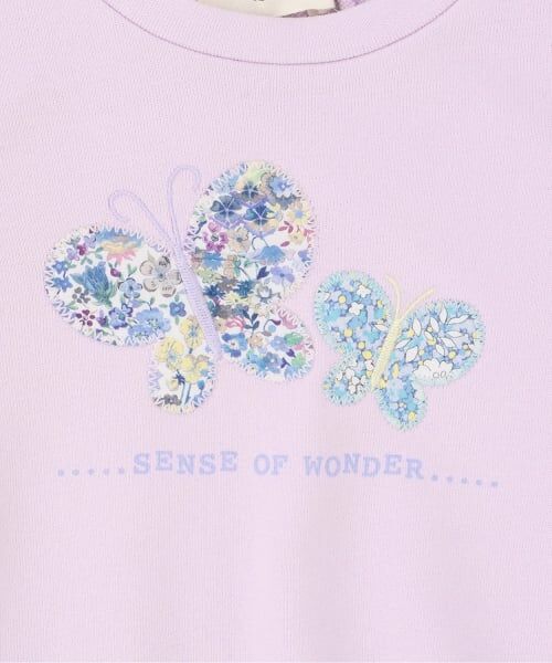sense of wonder / センス オブ ワンダー スウェット | リバティアップリケちょうちょトレーナー | 詳細3