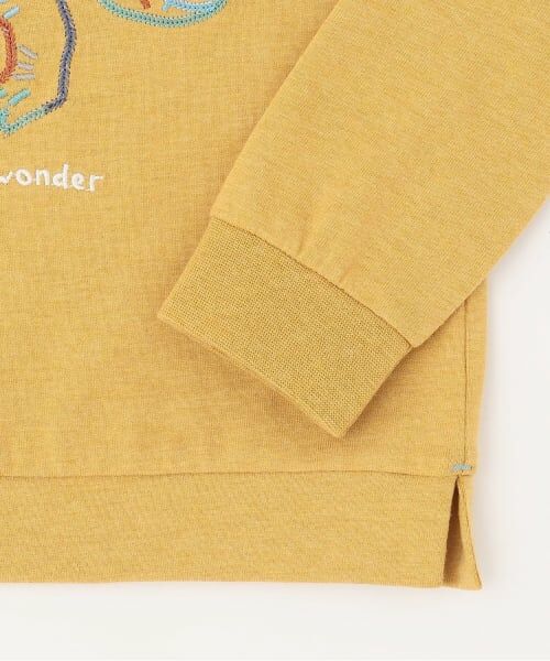 sense of wonder / センス オブ ワンダー Tシャツ | 恐竜刺しゅう長袖Tシャツ | 詳細5