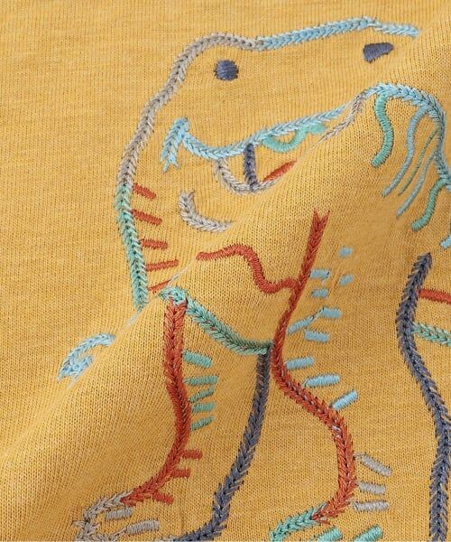 sense of wonder / センス オブ ワンダー Tシャツ | 恐竜刺しゅう長袖Tシャツ | 詳細6