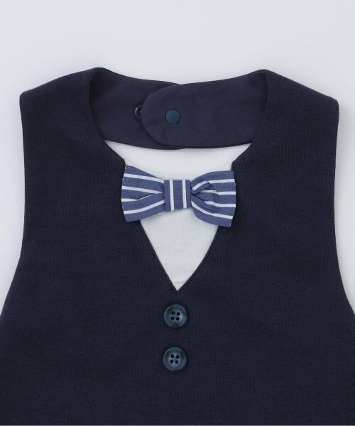sense of wonder / センス オブ ワンダー ロンパース | ベスト風エプロンつきチェック柄カバーオール | 詳細7