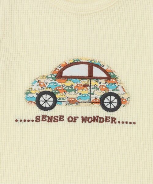 sense of wonder / センス オブ ワンダー ロンパース | リバティアップリケクルマ2WAYオール | 詳細4
