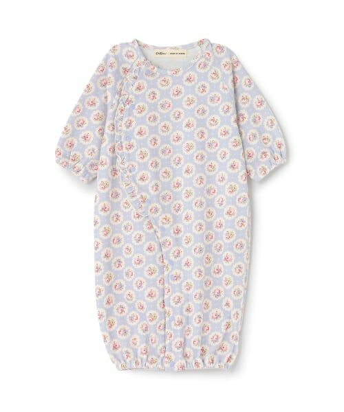 sense of wonder / センス オブ ワンダー ロンパース | 【Cath Kidston】2WAYオール Scallop Rose（ブルー）