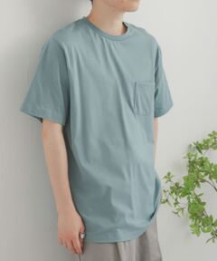 オーガニックコットンポケットTシャツ(5分袖)