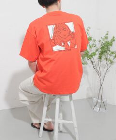 ガールグラフィックTシャツ(5分袖)