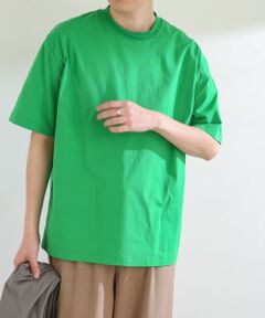 スムースシルケットTシャツ(5分袖)