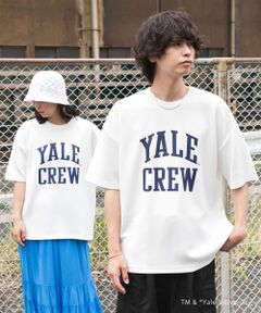 『別注』『ユニセックス』YALE×SENSE OF PLACE カレッジロゴTシャツ C