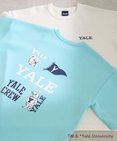 『別注』『ユニセックス』YALE×SENSE OF PLACE カレッジロゴTシャツ D