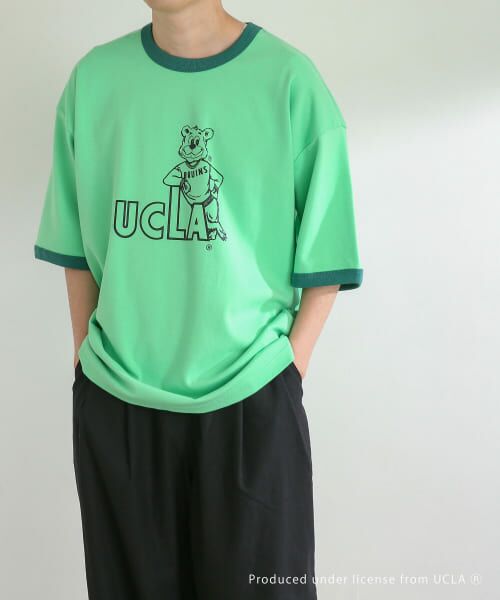 UCLA カレッジ ロゴ Tシャツ リンガー - Tシャツ/カットソー(半袖/袖なし)