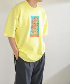 『別注』『ユニセックス』グラフィックアートTシャツ(5分袖)B