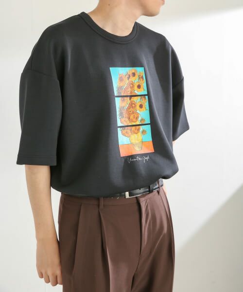 セール】 『別注』『ユニセックス』グラフィックアートTシャツ(5分袖)B