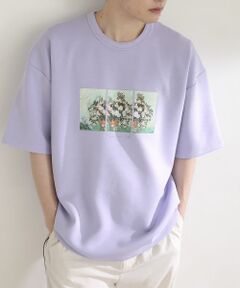 『別注』『ユニセックス』グラフィックアートTシャツ(5分袖)D