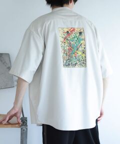 『別注』グラフィックアートシャツ E