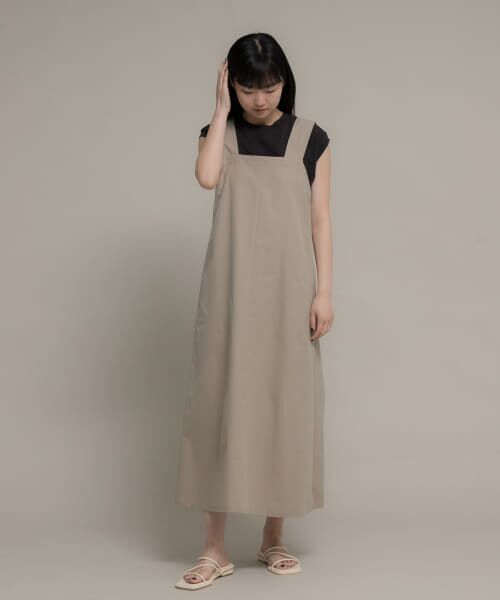 セール】 『別注』Uiscel×OUTDOORPRODUCTS ジャンスカ (ワンピース