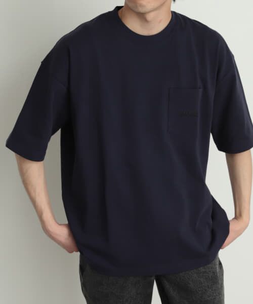 SENSE OF PLACE by URBAN RESEARCH / センスオブプレイス バイ アーバンリサーチ Tシャツ | 『ユニセックス』シシュウヘビーウエイトポケットTシャツ(5分袖) | 詳細22