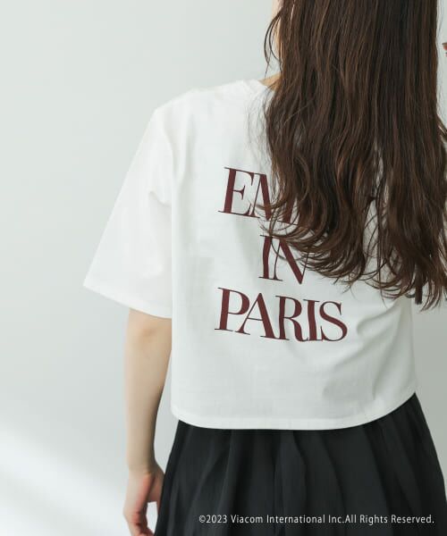 SENSE OF PLACE by URBAN RESEARCH / センスオブプレイス バイ アーバンリサーチ Tシャツ | Emily in Paris　クロップドTシャツ | 詳細1