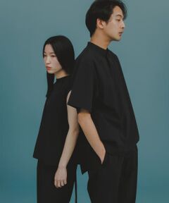 『ユニセックス』Uiscel　4WAYストレッチヘンリーネックプルオーバー