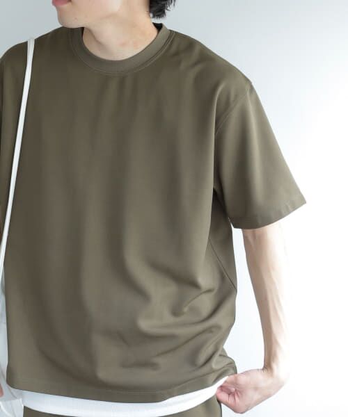 SENSE OF PLACE by URBAN RESEARCH / センスオブプレイス バイ アーバンリサーチ Tシャツ | 『セットアップ対応』ツイルダンボールポンチTシャツ(5分袖) | 詳細28