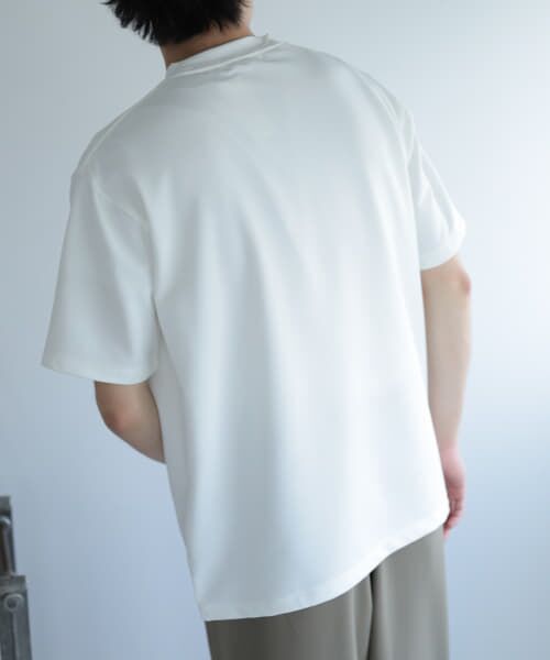 SENSE OF PLACE by URBAN RESEARCH / センスオブプレイス バイ アーバンリサーチ Tシャツ | 『セットアップ対応』ツイルダンボールポンチTシャツ(5分袖) | 詳細6