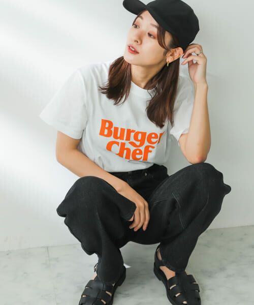 セール】 『別注』Burger Chef×SENSE OF PLACE グラフィックTシャツ