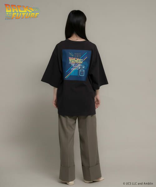 【BLACK】Uiscel 『BACK TO THE FUTURE』TシャツA