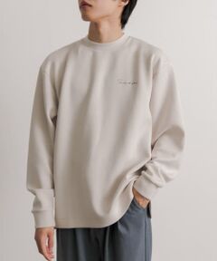 『ユニセックス』シシュウダンボールポンチロングTシャツ