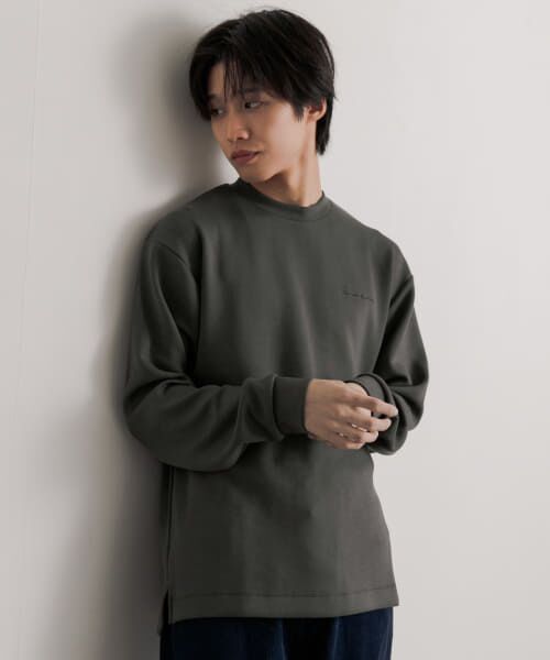 SENSE OF PLACE by URBAN RESEARCH / センスオブプレイス バイ アーバンリサーチ Tシャツ | 『ユニセックス』シシュウダンボールポンチロングTシャツ | 詳細2