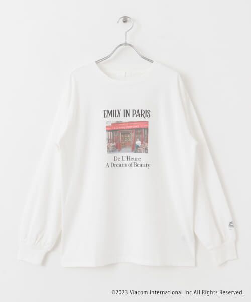 SENSE OF PLACE by URBAN RESEARCH / センスオブプレイス バイ アーバンリサーチ Tシャツ | Emily in Paris　グラフィックロングTシャツ | 詳細22