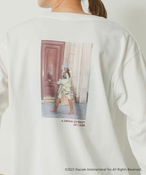 SENSE OF PLACE by URBAN RESEARCH / センスオブプレイス バイ アーバンリサーチ Tシャツ | Emily in Paris　グラフィックロングTシャツ | 詳細7