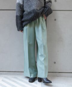 『TALLサイズ/WEB限定』ウールライクダブルタックワイドパンツ