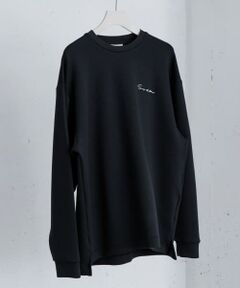 『ユニセックス』シシュウダンボールポンチロングTシャツ