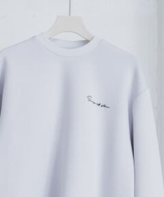 『ユニセックス』シシュウダンボールポンチロングTシャツ