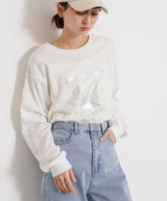 2WAYグラフィックロングTシャツ