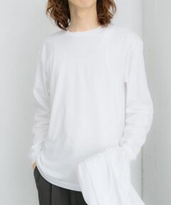 クルーネックロングTシャツ B