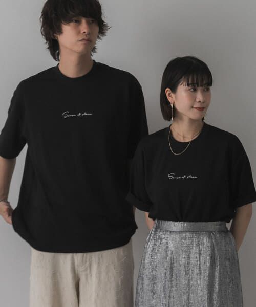 SENSE OF PLACE by URBAN RESEARCH / センスオブプレイス バイ アーバンリサーチ Tシャツ | 『WEB/一部店舗限定カラー』シシュウポンチTシャツ(5分袖) | 詳細15