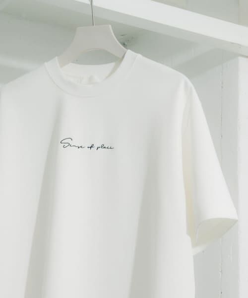 SENSE OF PLACE by URBAN RESEARCH / センスオブプレイス バイ アーバンリサーチ Tシャツ | 『WEB/一部店舗限定カラー』シシュウポンチTシャツ(5分袖) | 詳細16