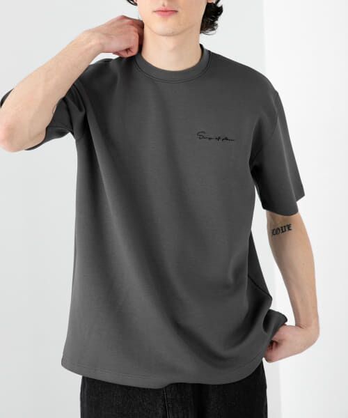 SENSE OF PLACE by URBAN RESEARCH / センスオブプレイス バイ アーバンリサーチ Tシャツ | 『ユニセックス』シシュウダンボールポンチTシャツ(5分袖) | 詳細18