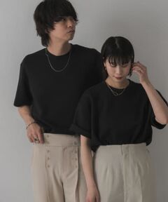 『ユニセックス』ダンボールポンチTシャツ(5分袖)