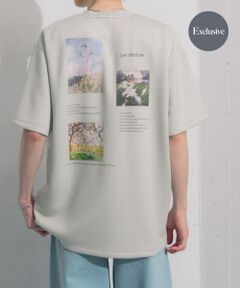 『別注』Claude Monet　グラフィックアートTシャツ(5分袖)A