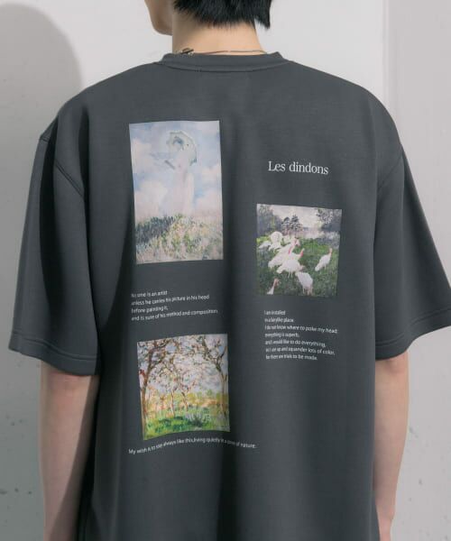 SENSE OF PLACE by URBAN RESEARCH / センスオブプレイス バイ アーバンリサーチ Tシャツ | 『別注』Claude Monet　グラフィックアートTシャツ(5分袖)A | 詳細26