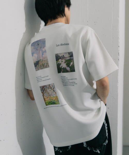 SENSE OF PLACE by URBAN RESEARCH / センスオブプレイス バイ アーバンリサーチ Tシャツ | 『別注』Claude Monet　グラフィックアートTシャツ(5分袖)A | 詳細8